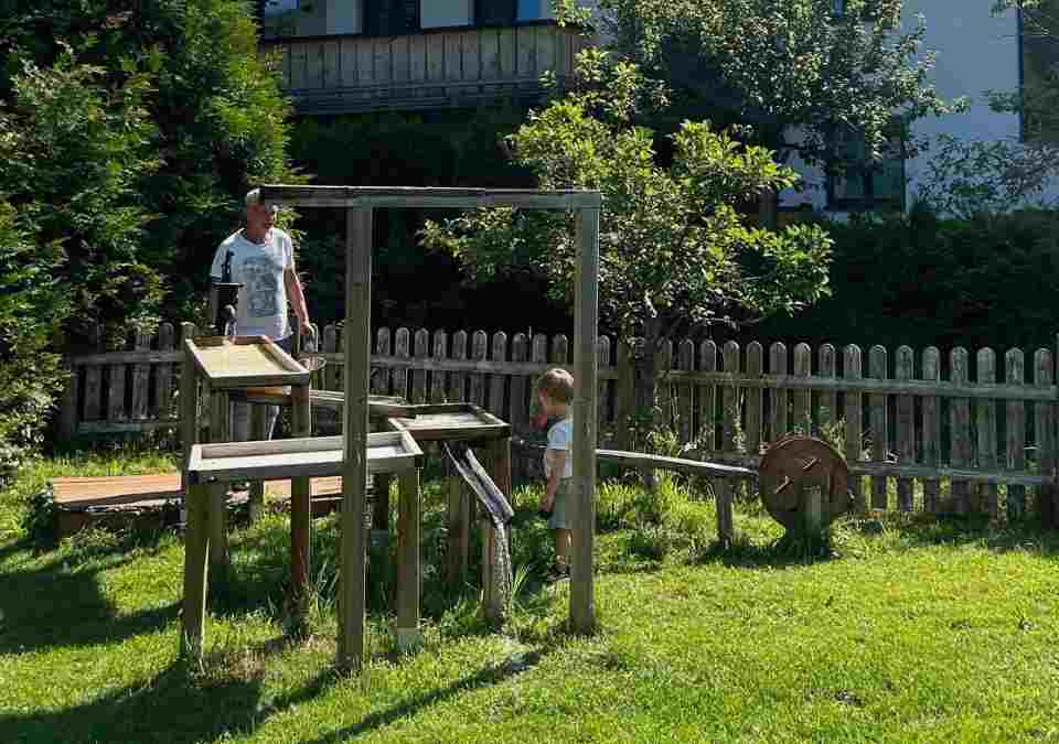 Wasser und Matschpark